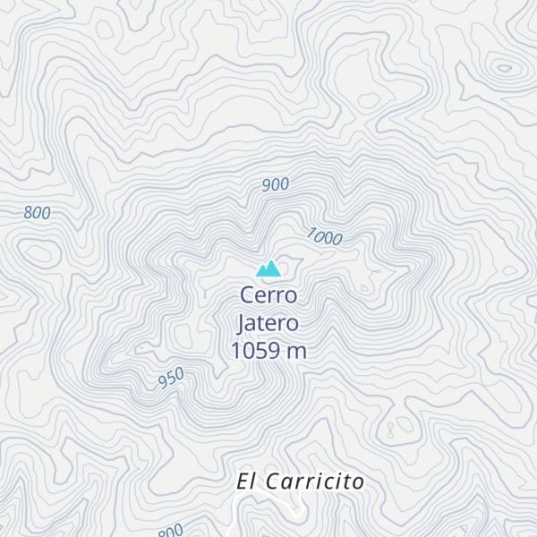 Map of Cerro Jatero