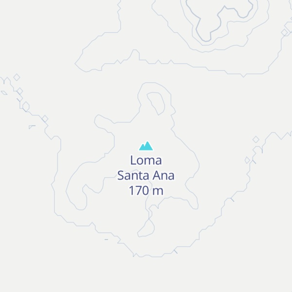 Map of Loma Santa Ana