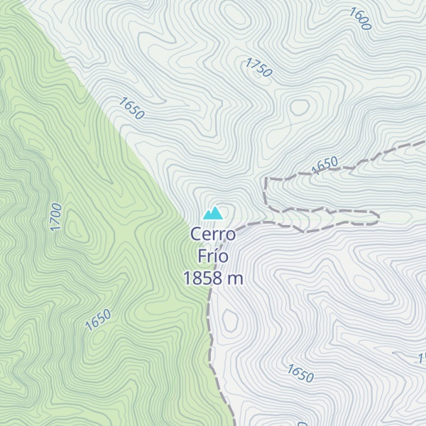Map of Cerro Frío