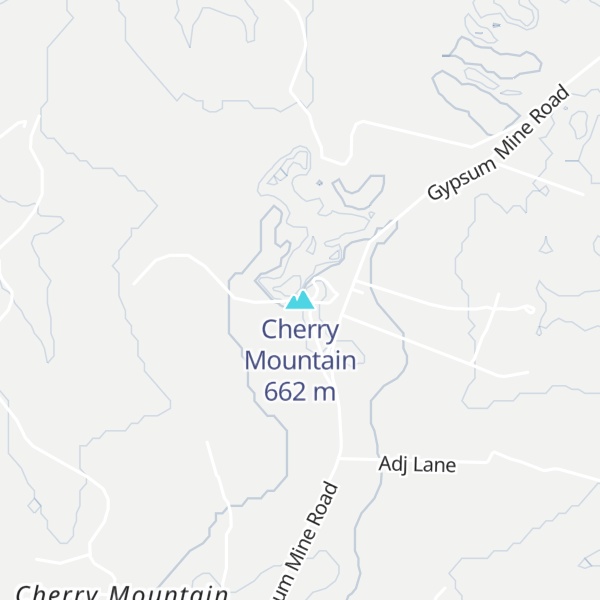 Map of Cherry Mountain