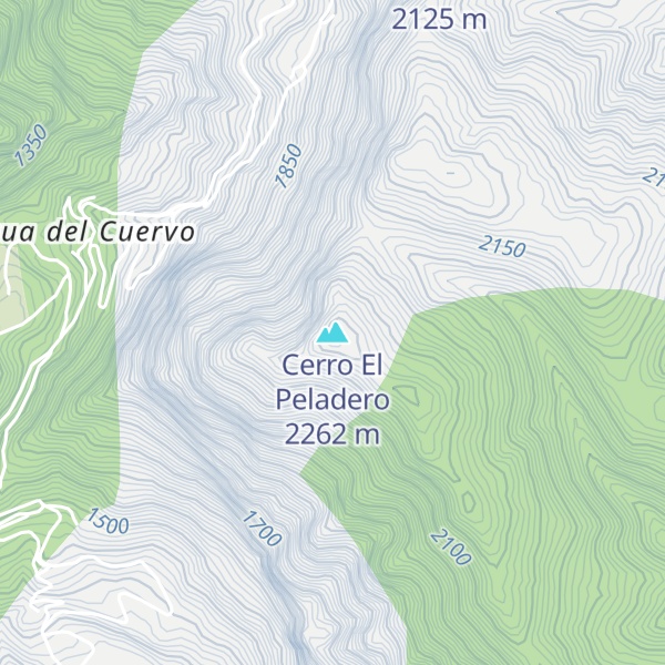 Map of Cerro El Peladero
