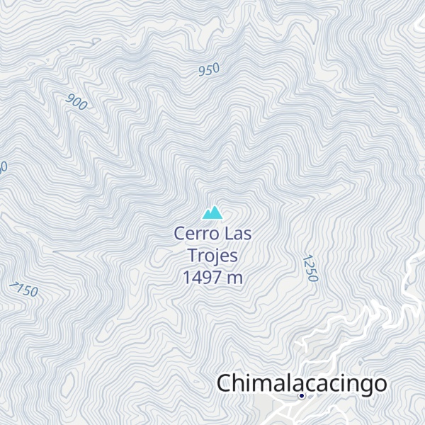 Map of Cerro Las Trojes