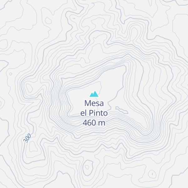 Map of Mesa el Pinto