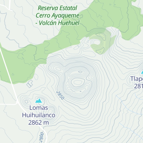 Map of Ahuazatepel