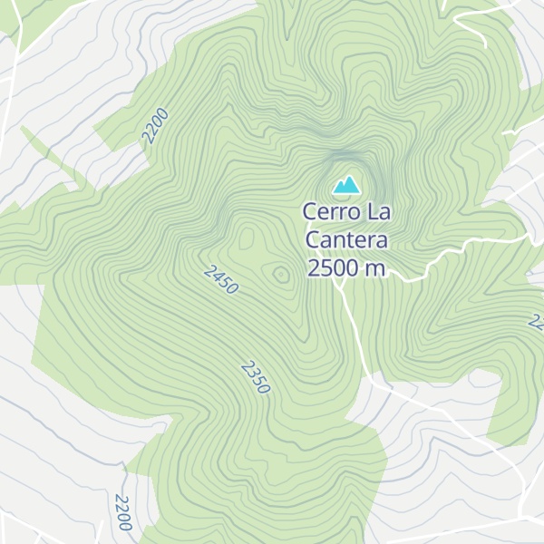 Map of Cerro El Picacho