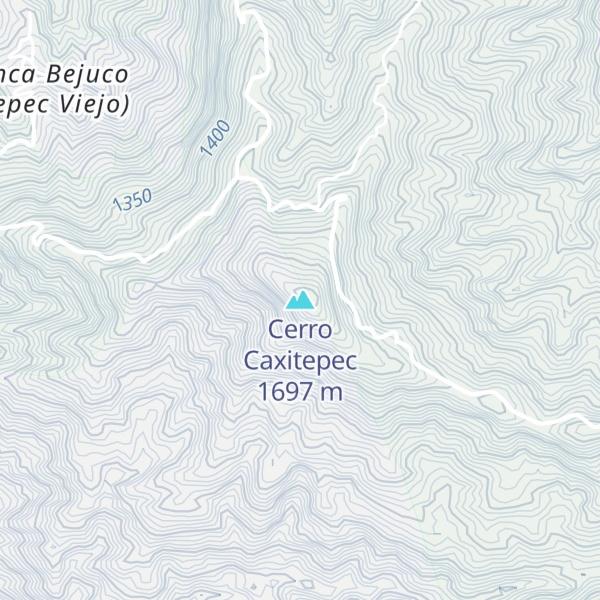 Map of Cerro Caxitepec