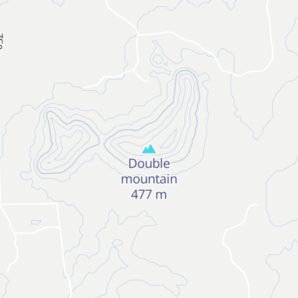 Map of Double mountain