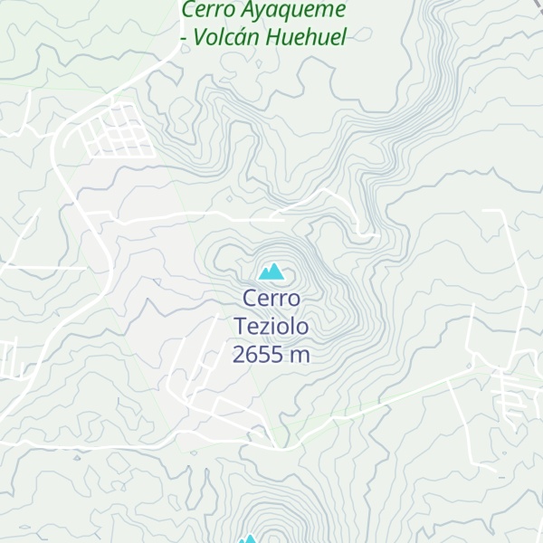 Map of Cerro Teziolo