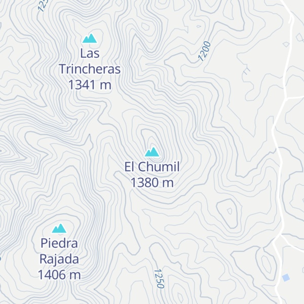 Map of El Chumil