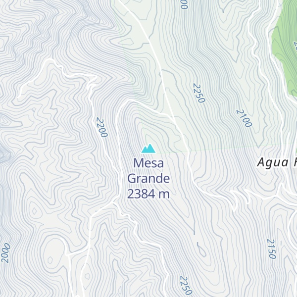 Map of Mesa Grande