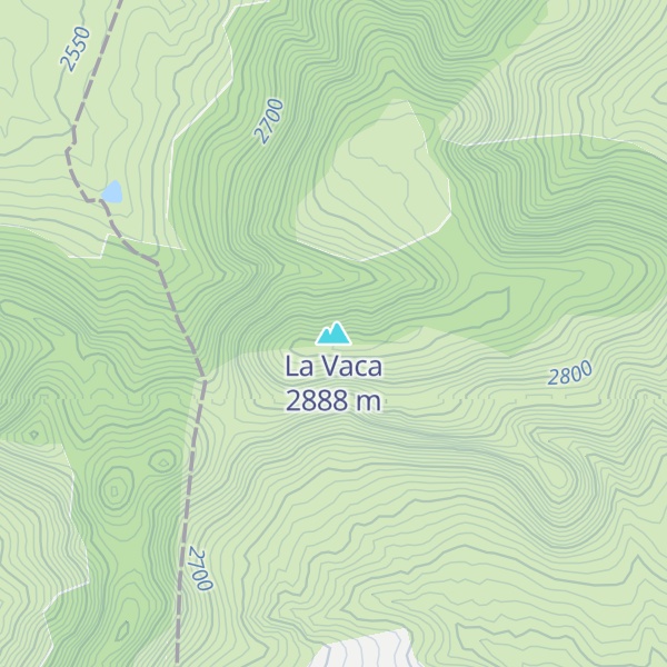 Map of La Vaca