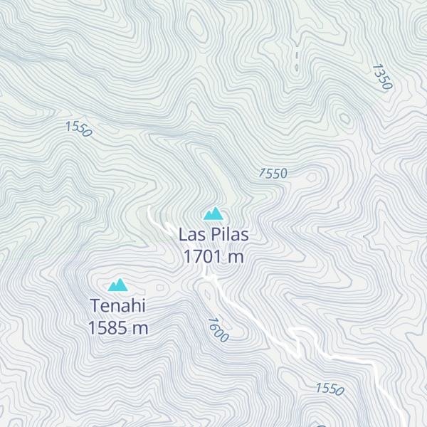Map of Las Pilas