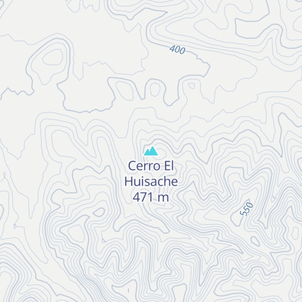 Map of Cerro El Huisache