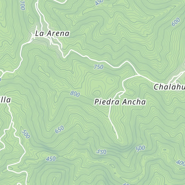 Map of Cerro La Mesa