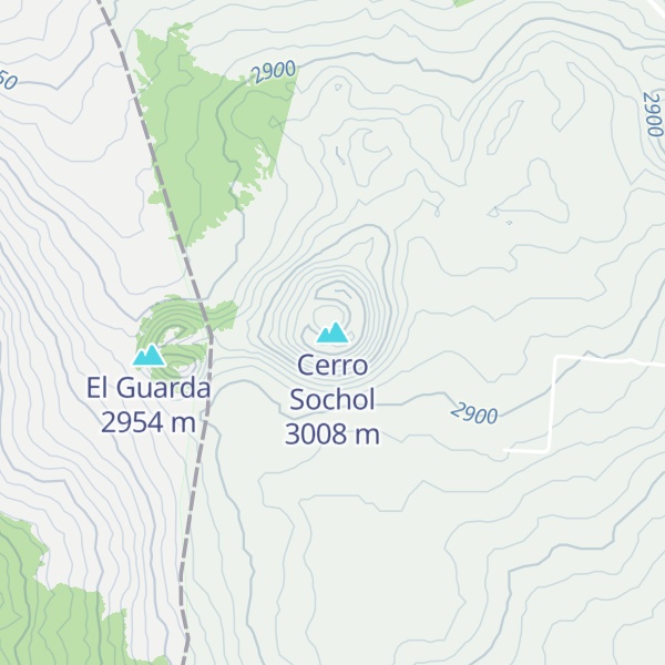 Map of Cerro Sochol