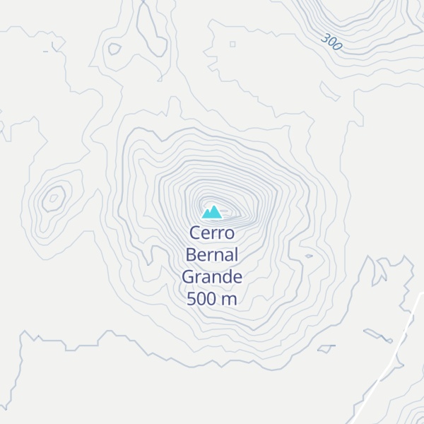 Map of Cerro Bernal Grande