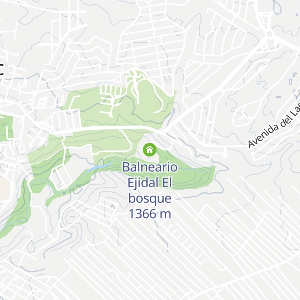 Map of Balneario Ejidal El bosque