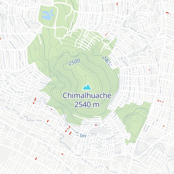 Map of Chimalhuache