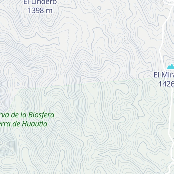 Map of Cerro El Demancornadero