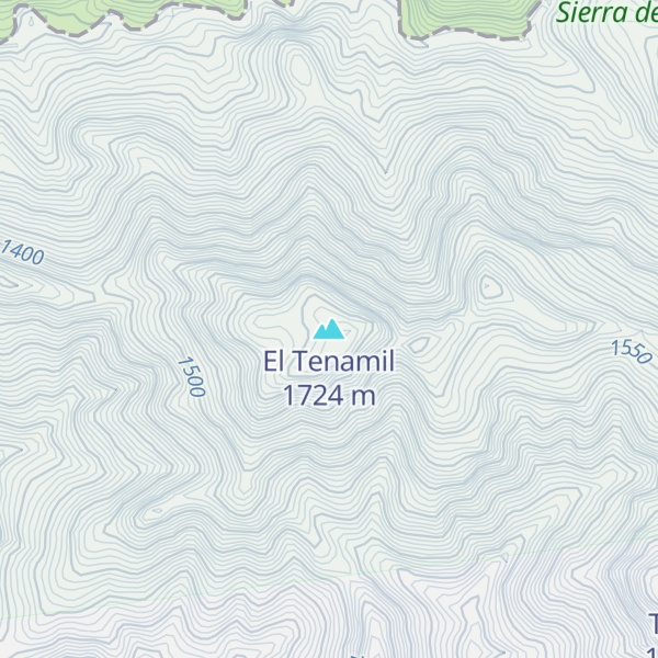 Map of El Tenamil