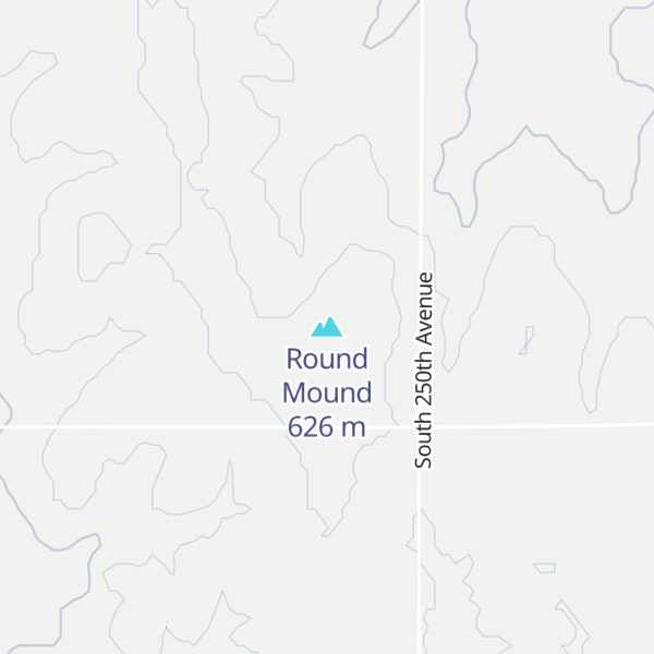 Map of Round Mound