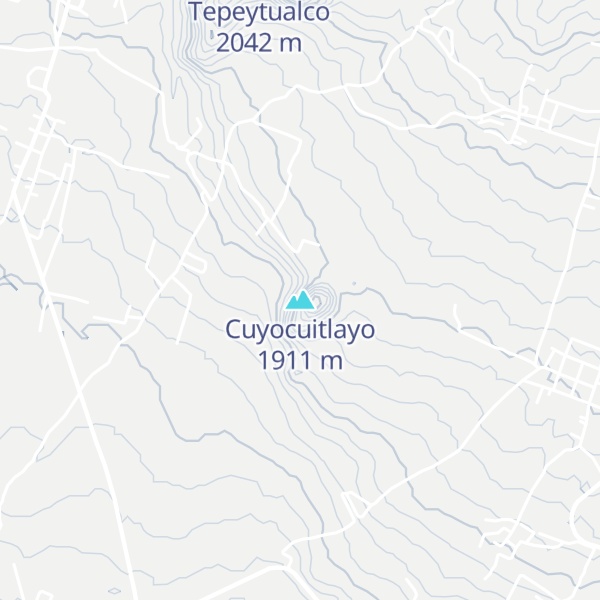 Map of Cuyocuitlayo