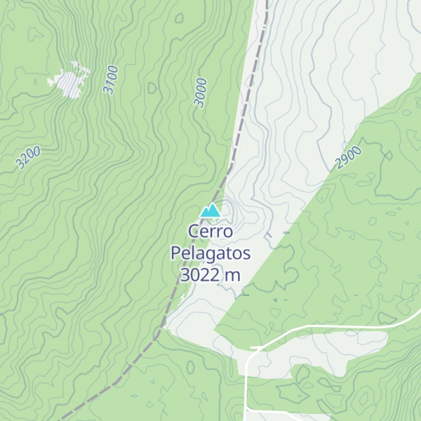 Map of Cerro Pelagatos