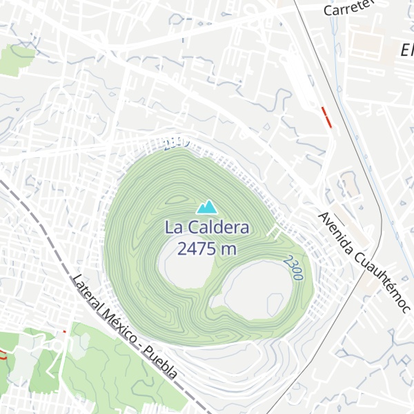 Map of La Caldera