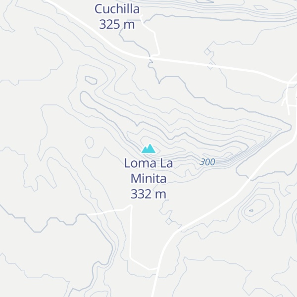 Map of Loma La Minita