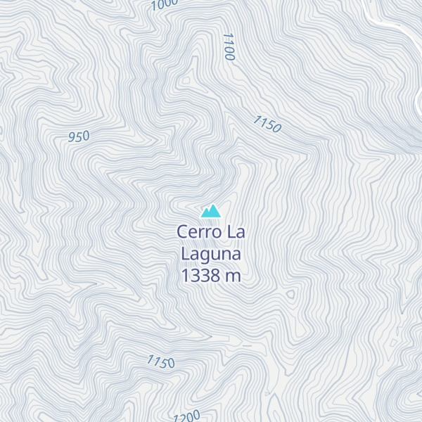 Map of Cerro La Laguna