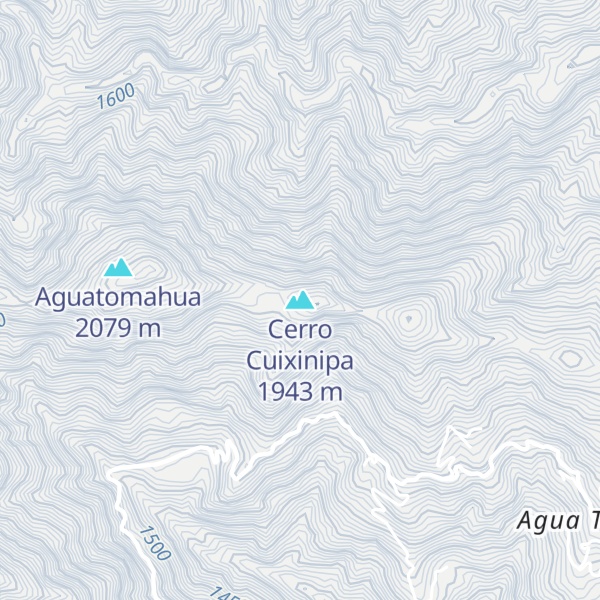 Map of Cerro Cuixinipa