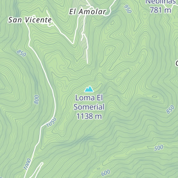 Map of Loma El Somerial