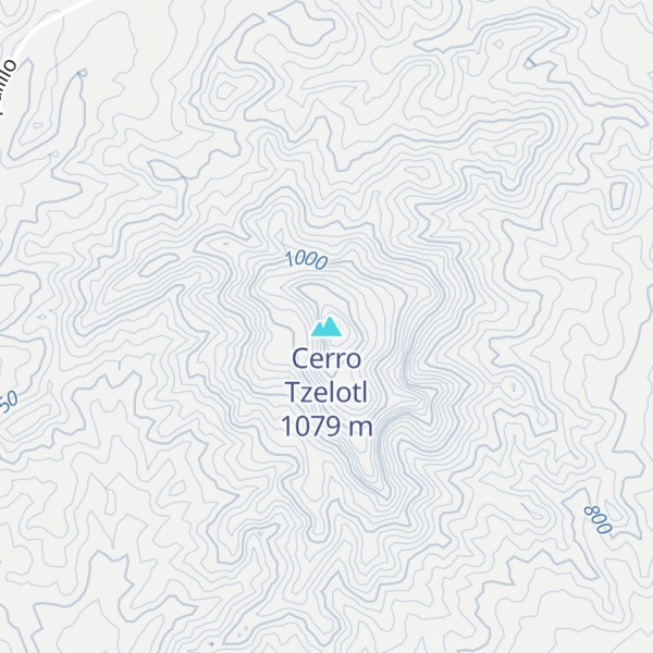 Map of Cerro Tzelotl