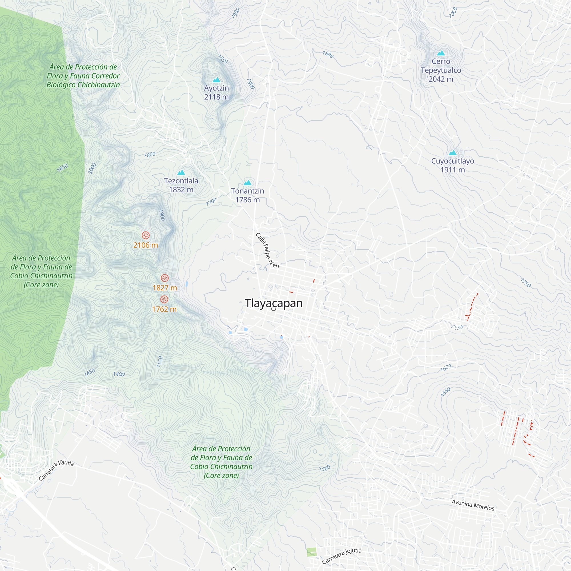 Quinta Teresita map