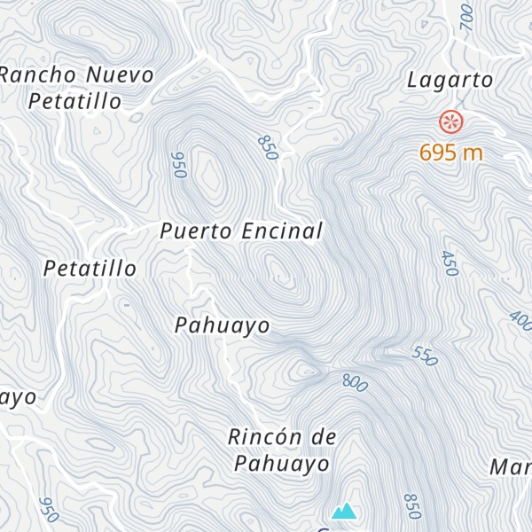 Map of Cerro El Encinal