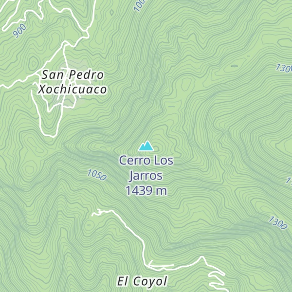 Map of Cerro Los Jarros