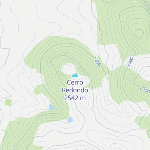 Map of Cerro Redondo