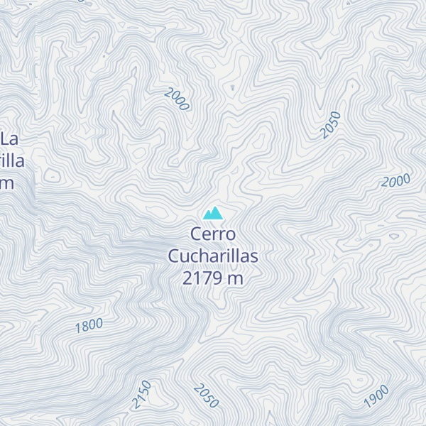 Map of Cerro Cucharillas