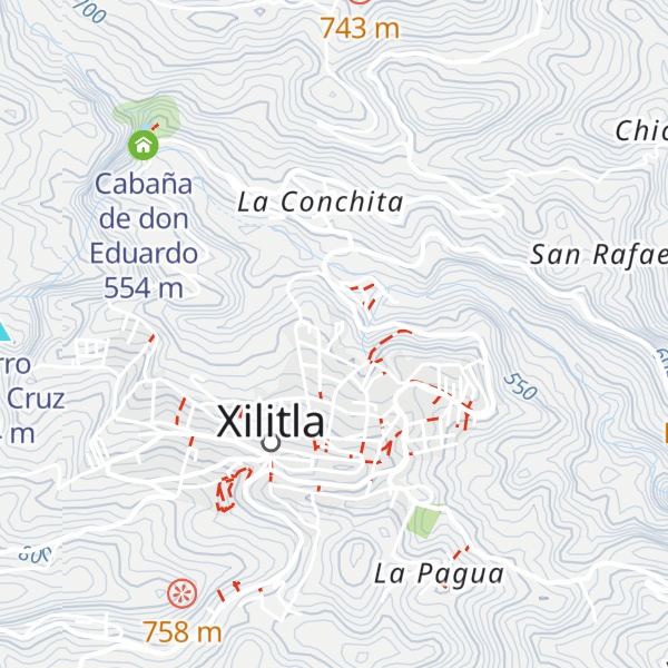 Map of Cabañas Las Palmitas