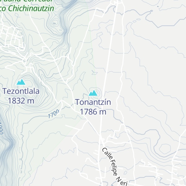 Map of Tonantzín