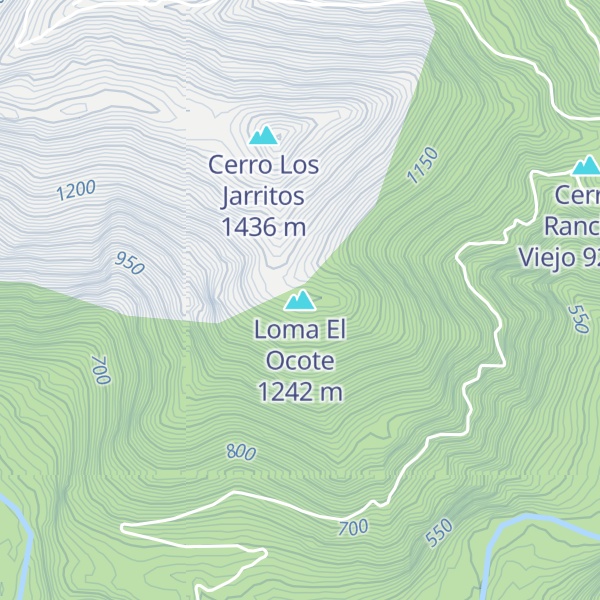 Map of Loma El Ocote
