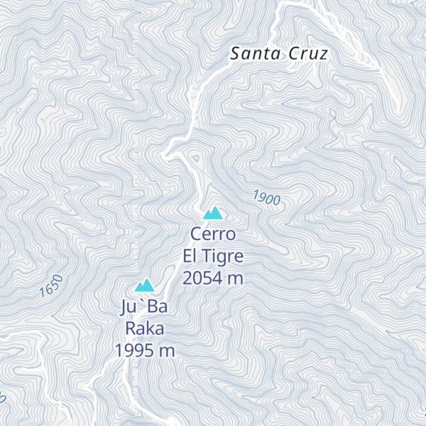 Map of Cerro El Tigre
