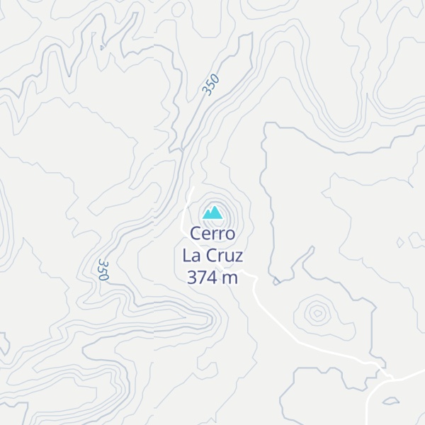 Map of Cerro La Cruz