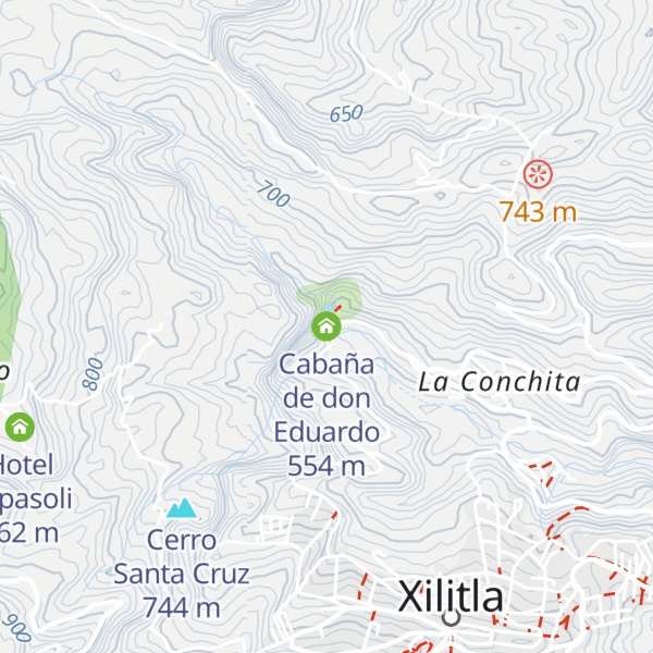 Map of Cabaña de don Eduardo