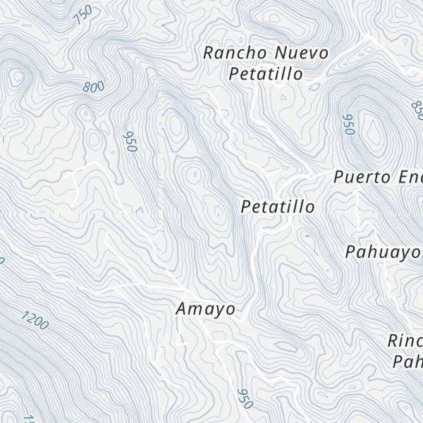 Map of Cerro Petatillo