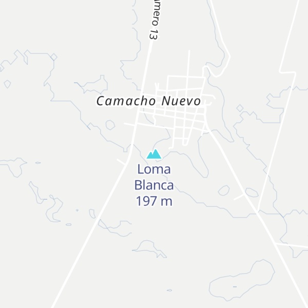 Map of Loma Blanca