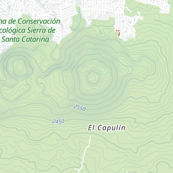 Map of Volcán Guadalupe