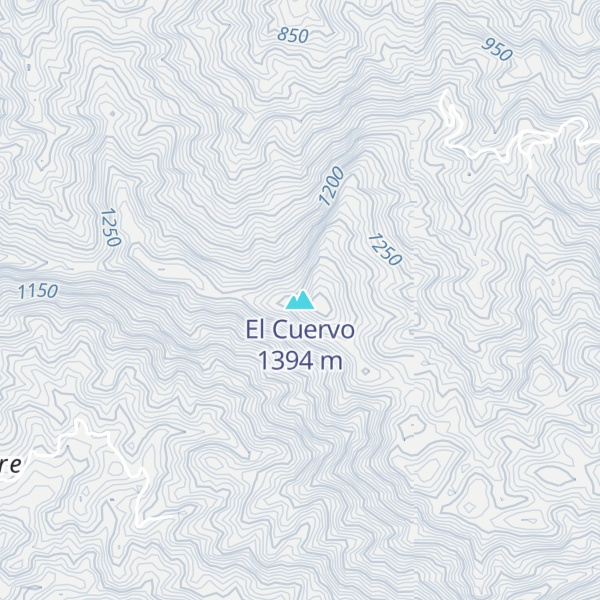Map of El Cuervo