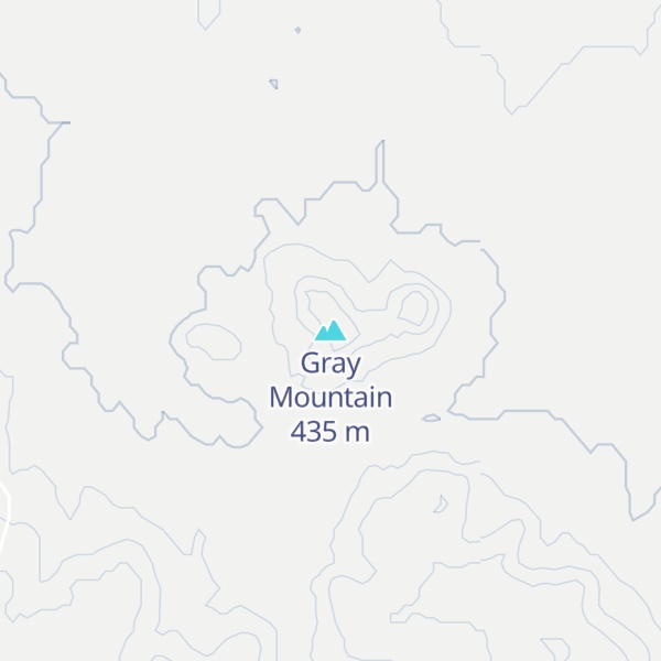 Map of Gray Mountain