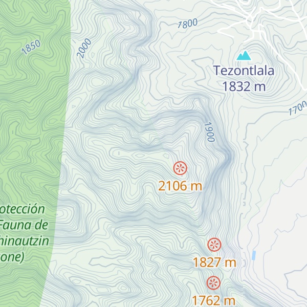 Map of Las Mariposas